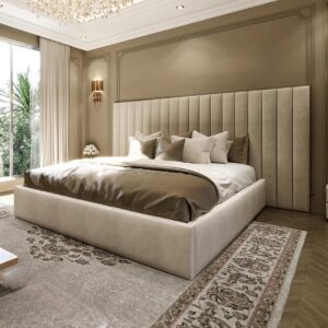 DUKE LUXURY WIDE 3 PIECE HEADBOARD BED