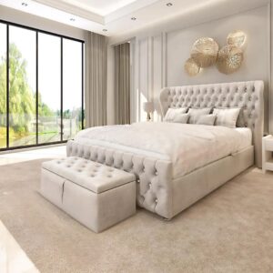 Kendal Butterfly Wingback Bed